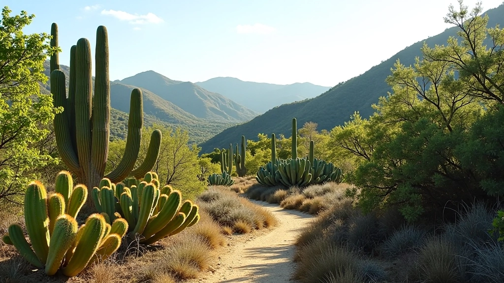 Cactos del Bosque Seco de Guánica bajo el sol